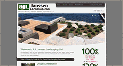 Desktop Screenshot of janssenlandscaping.com