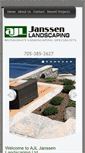 Mobile Screenshot of janssenlandscaping.com